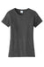 Port & Company LPC450 Womens Fan Favorite Short Sleeve Crewneck T-Shirt Heather Dark Grey Flat Front