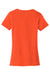 Port & Company LPC450 Womens Fan Favorite Short Sleeve Crewneck T-Shirt Orange Flat Back