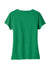 Port & Company LPC455V Womens Fan Favorite Short Sleeve V-Neck T-Shirt Heather Athletic Kelly Green Flat Back