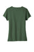 Port & Company LPC455V Womens Fan Favorite Short Sleeve V-Neck T-Shirt Heather Forest Green Flat Back