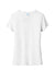 Port & Company LPC455V Womens Fan Favorite Short Sleeve V-Neck T-Shirt White Flat Front