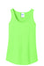 Port & Company LPC54TT Womens Core Tank Top Neon Green Flat Front