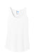 Port & Company LPC54TT Womens Core Tank Top White Flat Front