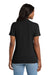 Port & Company LPC54V Womens Core Short Sleeve V-Neck T-Shirt Jet Black Model Back