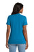 Port & Company LPC54V Womens Core Short Sleeve V-Neck T-Shirt Sapphire Blue Model Back