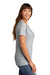Port & Company LPC54 Womens Core Short Sleeve Crewneck T-Shirt Ash Grey Model Side