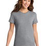 Port & Company Womens Essential Short Sleeve Crewneck T-Shirt - Heather Grey