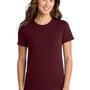 Port & Company Womens Essential Short Sleeve Crewneck T-Shirt - Athletic Maroon