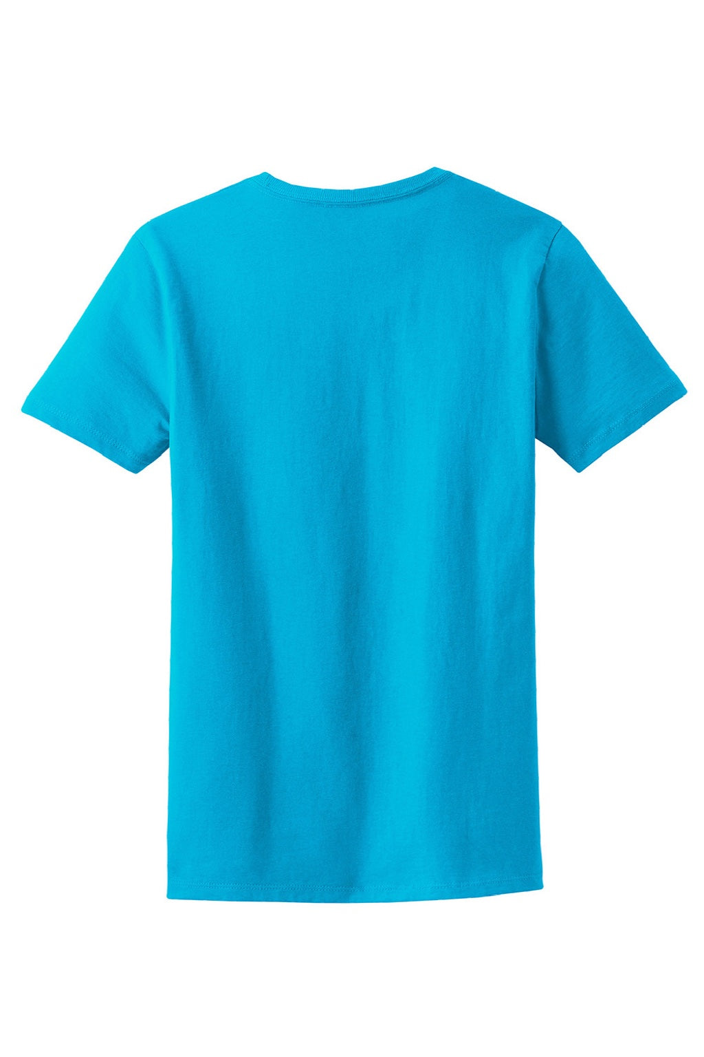 Port & Company LPC61 Womens Essential Short Sleeve Crewneck T-Shirt Aquatic Blue Flat Back
