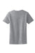 Port & Company LPC61 Womens Essential Short Sleeve Crewneck T-Shirt Heather Grey Flat Back