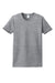 Port & Company LPC61 Womens Essential Short Sleeve Crewneck T-Shirt Heather Grey Flat Front