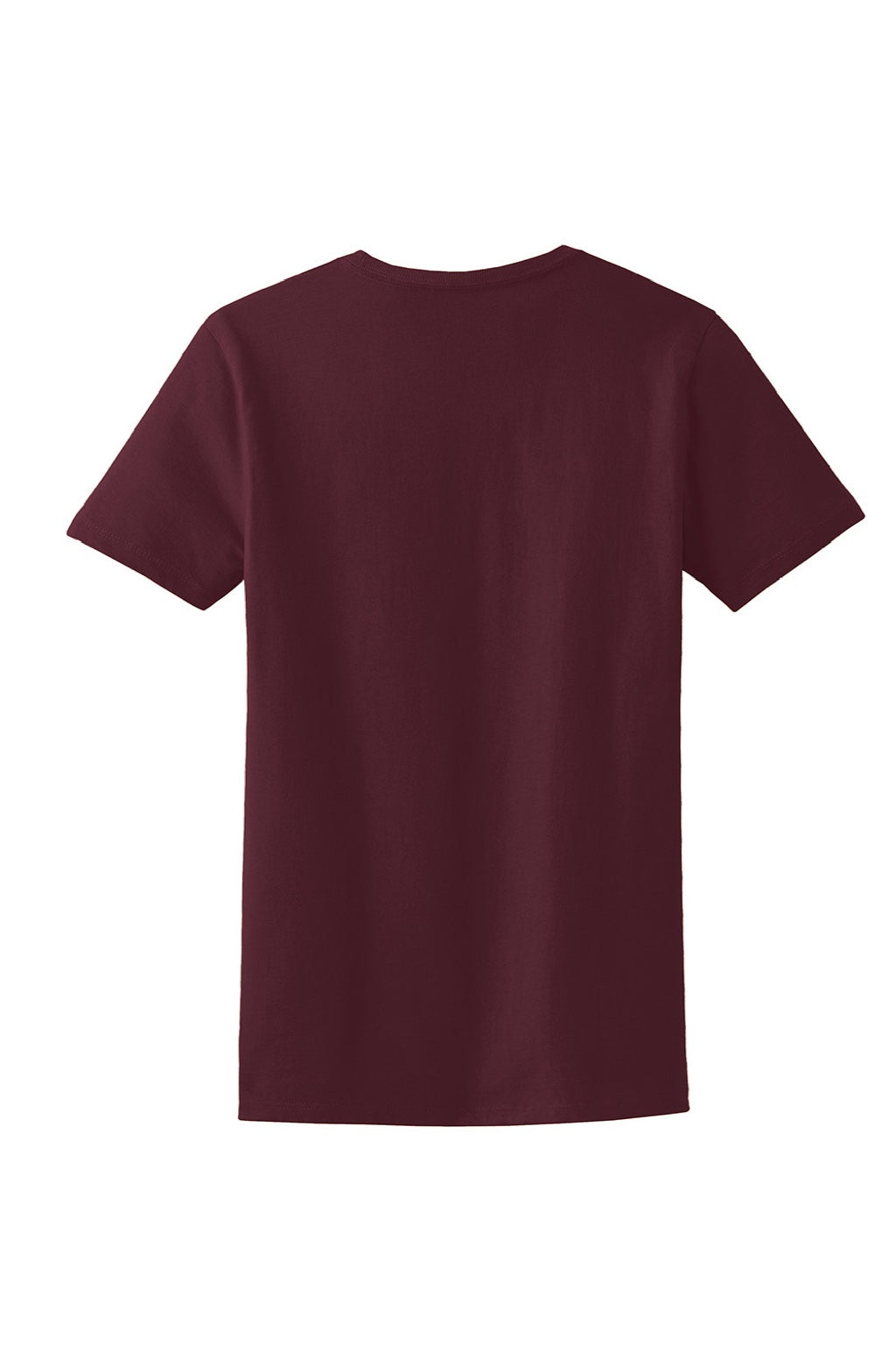 Port & Company LPC61 Womens Essential Short Sleeve Crewneck T-Shirt Athletic Maroon Flat Back