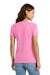 Port & Company LPC61 Womens Essential Short Sleeve Crewneck T-Shirt Candy Pink Model Back