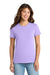 Port & Company LPC61 Womens Essential Short Sleeve Crewneck T-Shirt Lavender Purple Model Front
