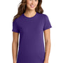 Port & Company Womens Essential Short Sleeve Crewneck T-Shirt - Purple