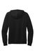 Port & Company LPC78H Womens Core Fleece Hooded Sweatshirt Hoodie w/ Pouch Pocket Jet Black Flat Back