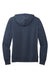Port & Company LPC78H Womens Core Fleece Hooded Sweatshirt Hoodie w/ Pouch Pocket Navy Blue Flat Back