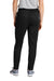 Sport-Tek LPST800 Womens Moisture Wicking Travel Pants w/ Pockets Black Model Back