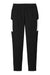 Sport-Tek LPST800 Womens Moisture Wicking Travel Pants w/ Pockets Black/White Flat Front