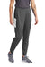 Sport-Tek LPST800 Womens Moisture Wicking Travel Pants w/ Pockets Iron Grey/White Model Front