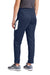 Sport-Tek LPST800 Womens Moisture Wicking Travel Pants w/ Pockets True Navy Blue/White Model Back