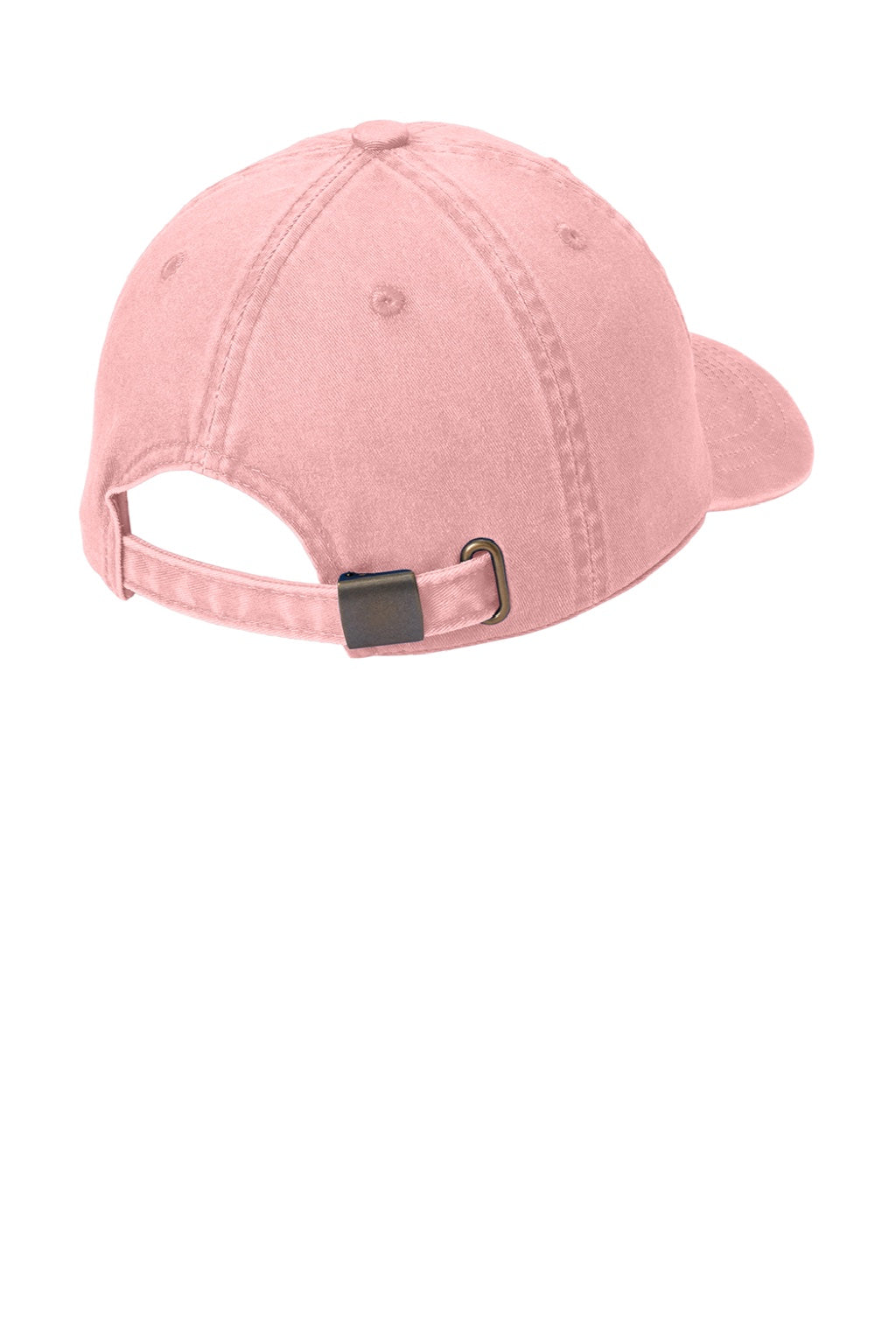 Port Authority Hats LPWU Womens Garment Washed Adjustable Hat Light Pink Flat Back