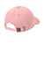 Port Authority Hats LPWU Womens Garment Washed Adjustable Hat Light Pink Flat Back
