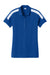Sport-Tek LST104 Womens Moisture Wicking Competitor United Short Sleeve Polo Shirt True Royal Blue/White Flat Front