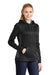 Sport-Tek LST235 Womens Sport-Wick Moisture Wicking Fleece Hooded Sweatshirt Hoodie w/ Pouch Pocket Black/Dark Smoke Grey Model 3q