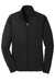 Sport-Tek LST241 Womens Sport-Wick Moisture Wicking Fleece Full Zip Sweatshirt w/ Pockets Black Flat Front