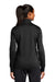 Sport-Tek LST241 Womens Sport-Wick Moisture Wicking Fleece Full Zip Sweatshirt w/ Pockets Black Model Back