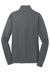 Sport-Tek LST241 Womens Sport-Wick Moisture Wicking Fleece Full Zip Sweatshirt w/ Pockets Dark Smoke Grey Flat Back