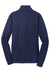 Sport-Tek LST241 Womens Sport-Wick Moisture Wicking Fleece Full Zip Sweatshirt w/ Pockets Navy Blue Flat Back