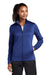 Sport-Tek LST241 Womens Sport-Wick Moisture Wicking Fleece Full Zip Sweatshirt w/ Pockets True Royal Blue Model Front