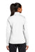 Sport-Tek LST241 Womens Sport-Wick Moisture Wicking Fleece Full Zip Sweatshirt w/ Pockets White Model Back