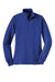 Sport-Tek LST253 Womens Shrink Resistant Fleece 1/4 Zip Sweatshirt True Royal Blue Flat Front