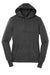 Sport-Tek LST254 Womens Shrink Resistant Fleece Hooded Sweatshirt Hoodie w/ Pouch Pocket Heather Graphite Grey Flat Front