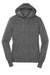 Sport-Tek LST254 Womens Shrink Resistant Fleece Hooded Sweatshirt Hoodie w/ Pouch Pocket Heather Vintage Grey Flat Front