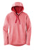 Sport-Tek LST264 Womens Heather Sport-Wick Moisture Wicking Fleece Hooded Sweatshirt Hoodie w/ Pouch Pocket Heather Deep Red Flat Front