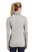 Sport-Tek LST280 Womens Triumph Fleece Cowl Neck Sweatshirt w/ Pocket Heather Grey Model Back