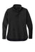 Sport-Tek LST280 Womens Triumph Fleece Cowl Neck Sweatshirt w/ Pocket Black Flat Front