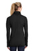 Sport-Tek LST280 Womens Triumph Fleece Cowl Neck Sweatshirt w/ Pocket Black Model Back