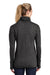 Sport-Tek LST280 Womens Triumph Fleece Cowl Neck Sweatshirt w/ Pocket Heather Black Model Back
