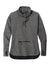 Sport-Tek LST280 Womens Triumph Fleece Cowl Neck Sweatshirt w/ Pocket Heather Dark Grey Flat Front