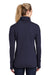 Sport-Tek LST280 Womens Triumph Fleece Cowl Neck Sweatshirt w/ Pocket Navy Blue Model Back