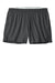 Sport-Tek LST311 Womens Jersey Knit Squad Shorts Heather Dark Grey Flat Front