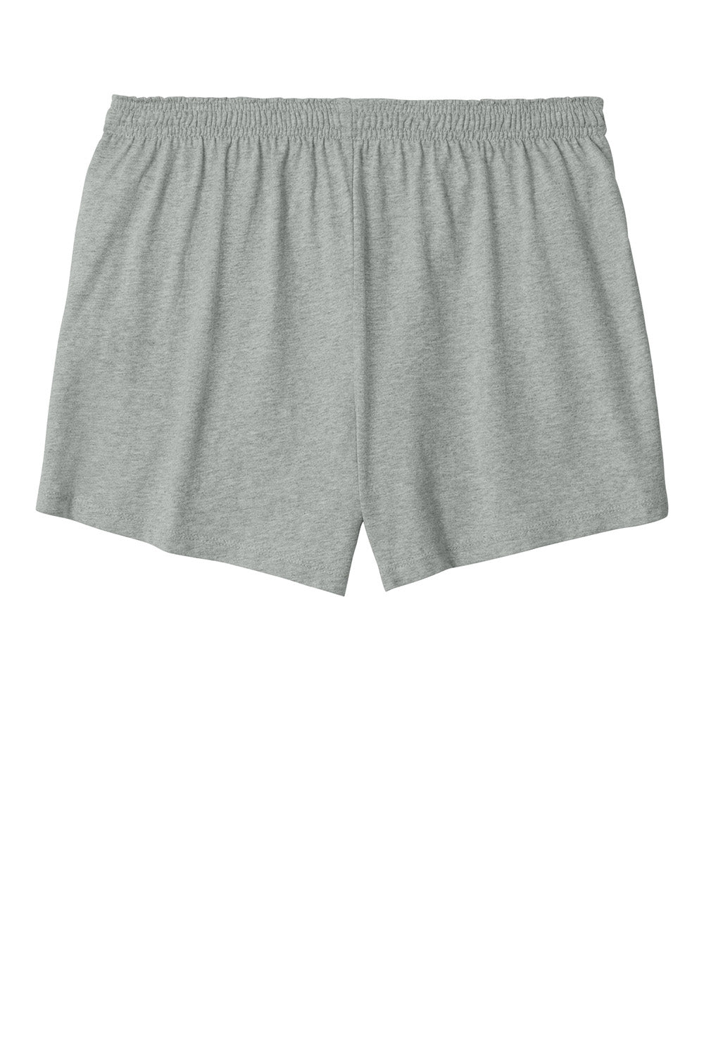 Sport-Tek LST311 Womens Jersey Knit Squad Shorts Heather Grey Flat Back