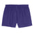 Sport-Tek LST311 Womens Jersey Knit Squad Shorts Purple Flat Back