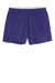 Sport-Tek LST311 Womens Jersey Knit Squad Shorts Purple Flat Front