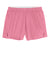 Sport-Tek LST311 Womens Jersey Knit Squad Shorts True Pink Flat Front